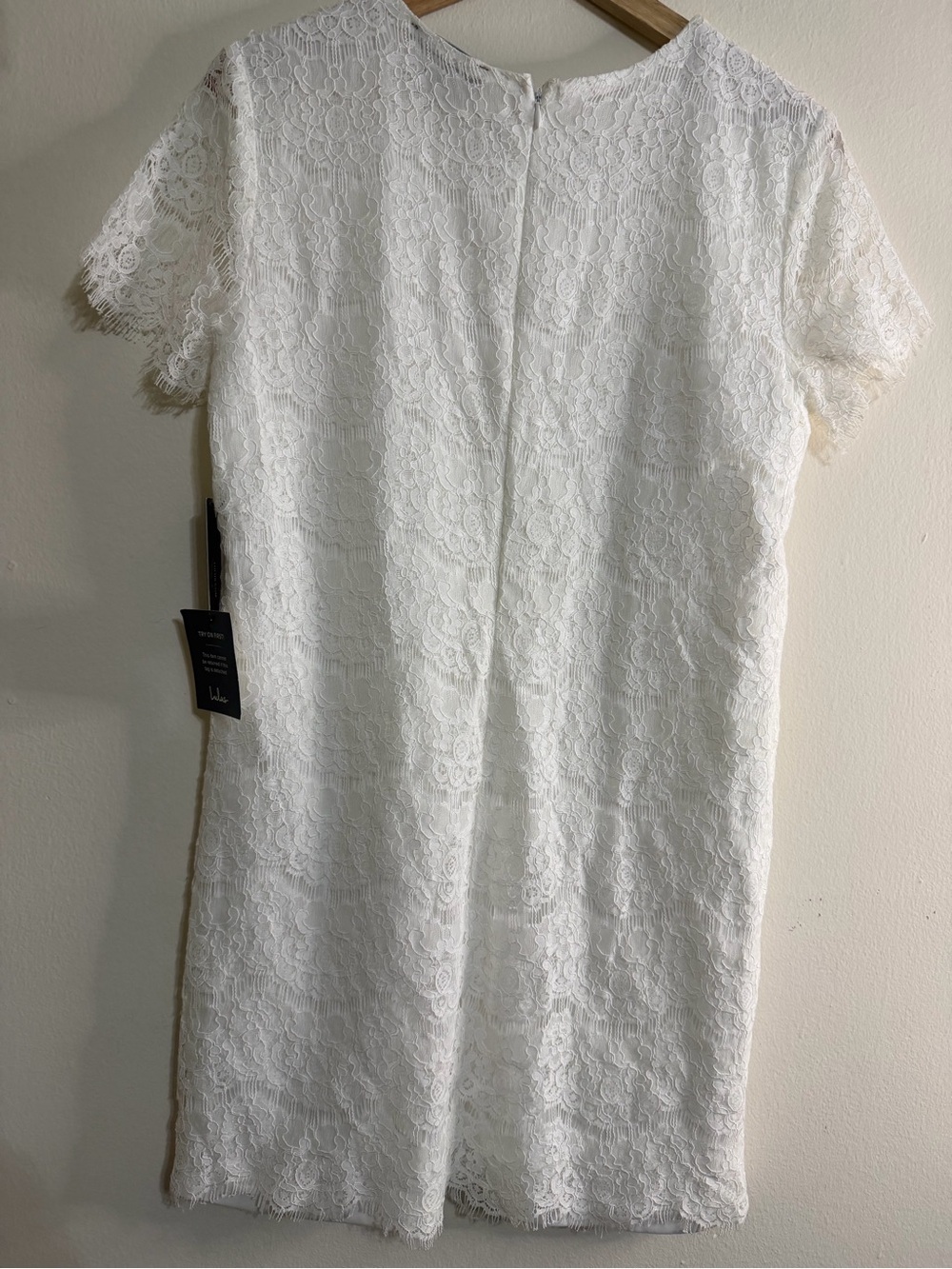 Lulu's White Floral Lace Mini Dress - Picture 4 of 7